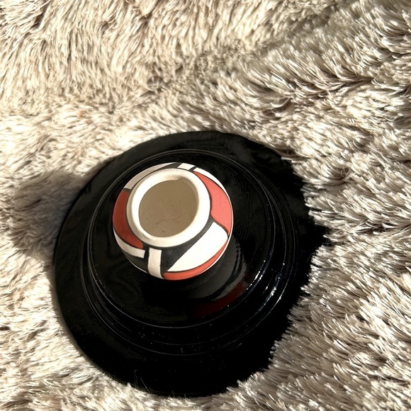 Isleta Pueblo Seed Pot Polychrome Seed Pod Vase Bean Native New Mexico. - Picture 6 of 8